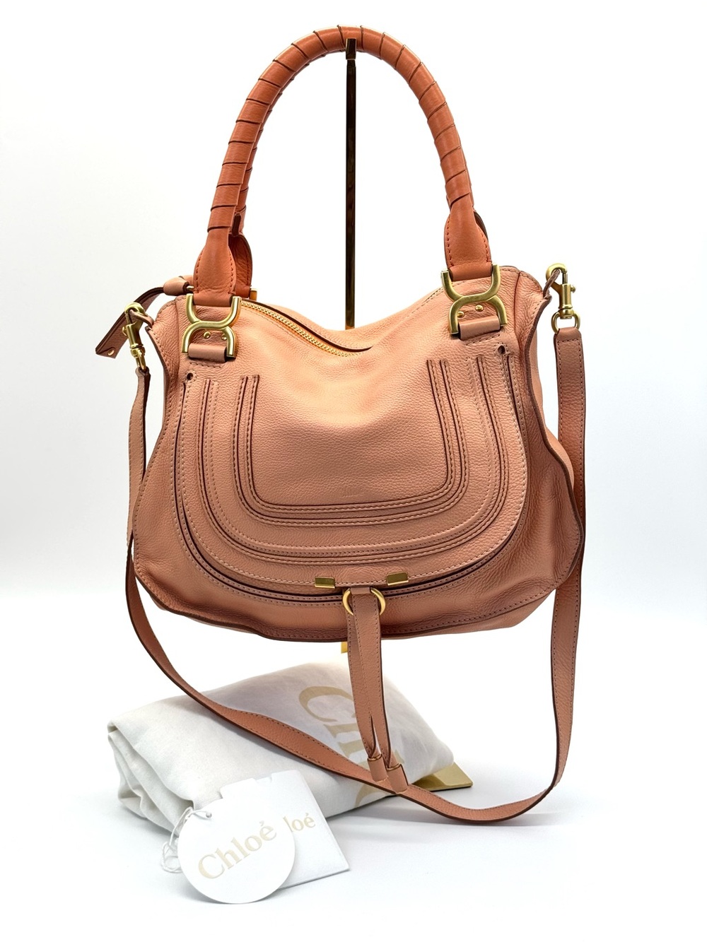 Large Chloe Marcie Coral Sands Handbag